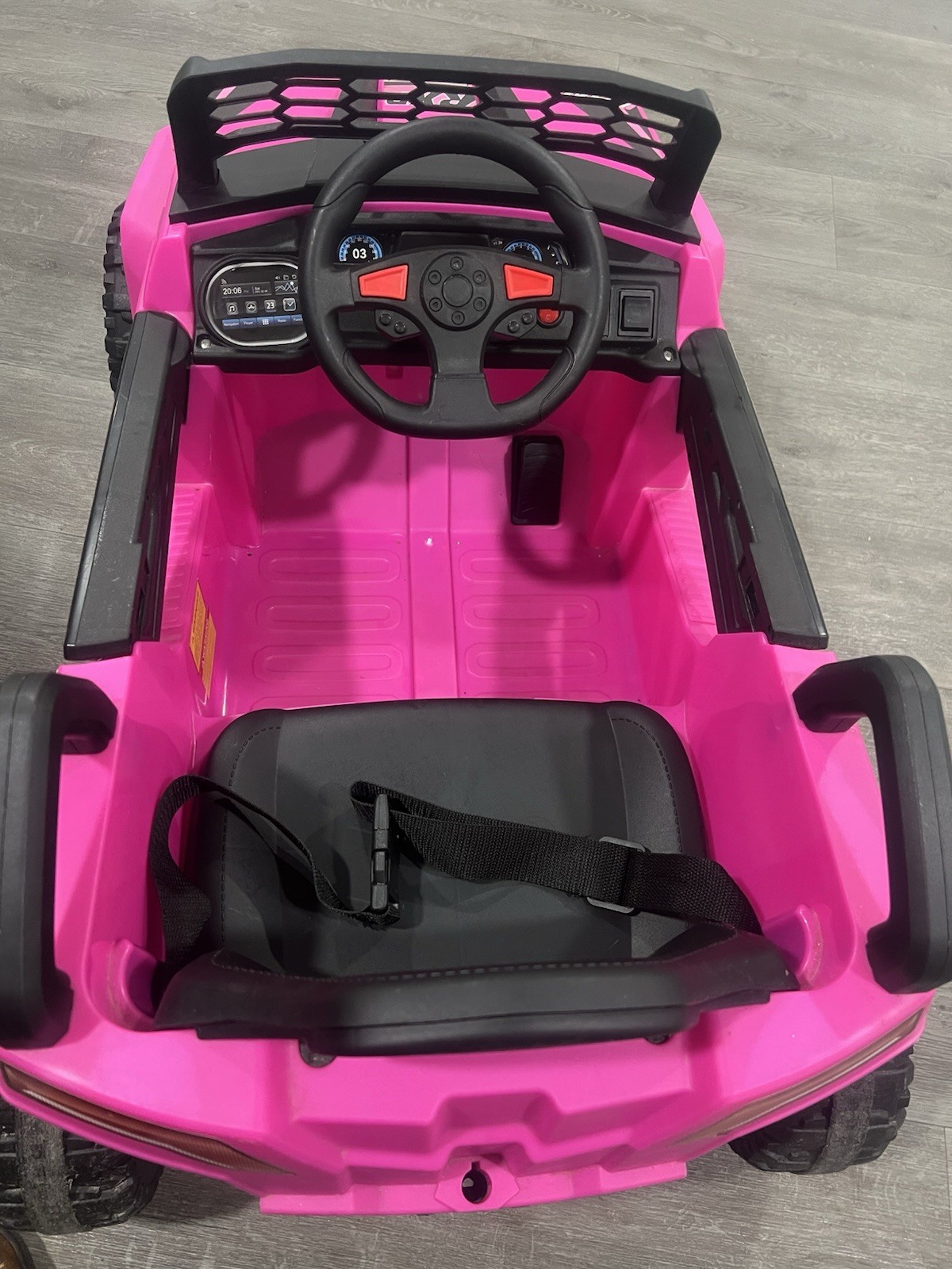 Tobbi Pink RXP 1000 Battery Operated Ride-On Toy Car for Kids