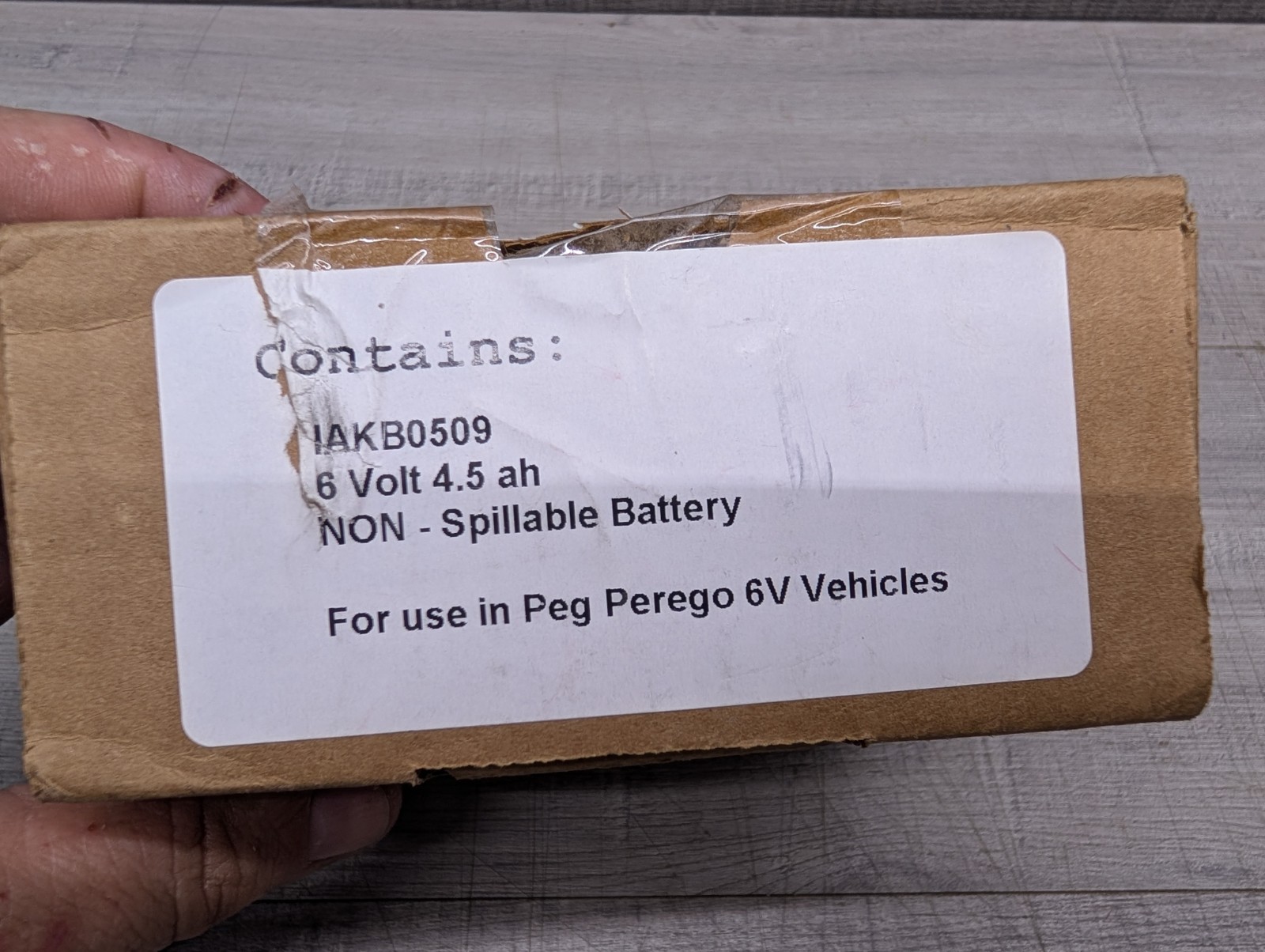 New 6V, 4AH Battery for Peg Perego Ride-On Toys 6 Volt. RT640
