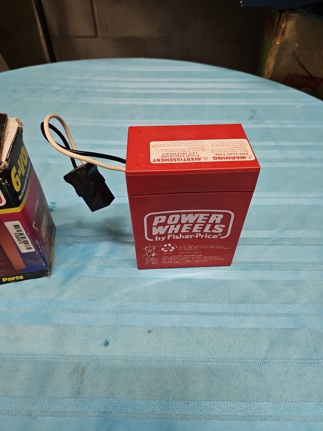 Fisher-Price Power Wheels 6-Volt Rechargeable Battery (Untested)