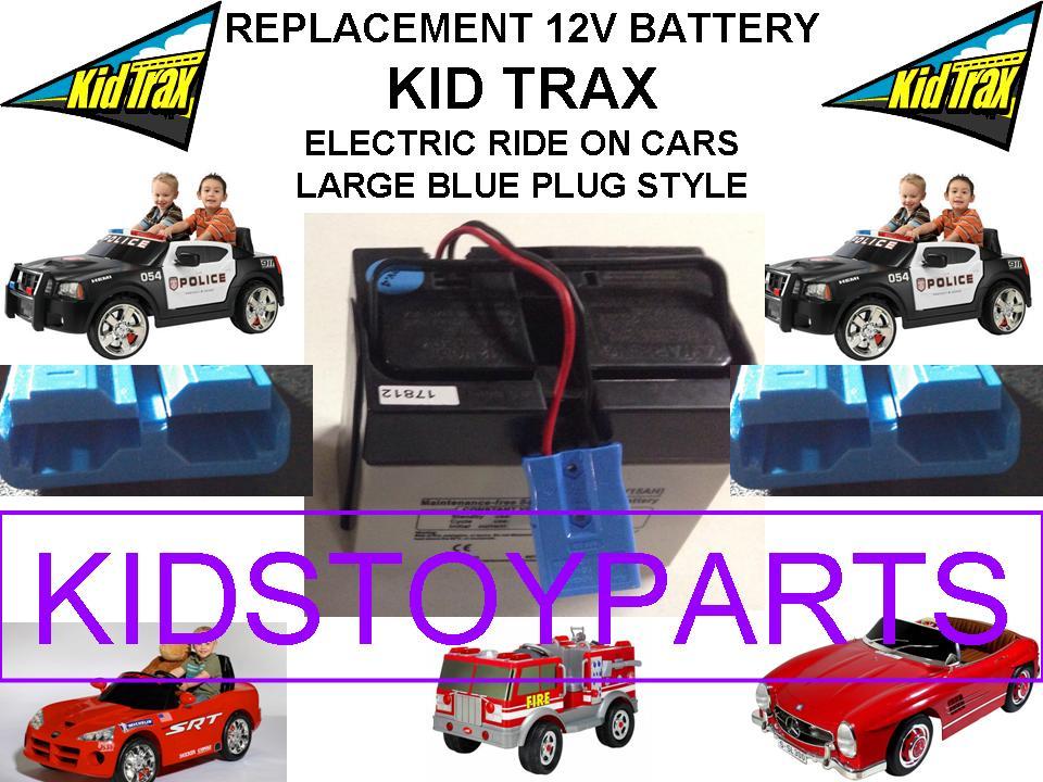 NEW! OEM REPLACEMENT KID TRAX 12 VOLT RECHARGEABLE BATTERY with harness
