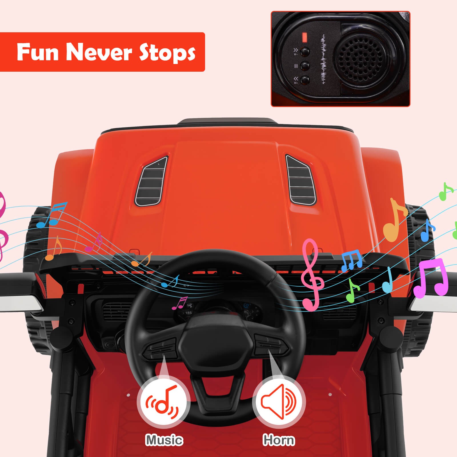 12V Kids Ride on Truck Car Battery Powered Electric Vehicle with Remote Control