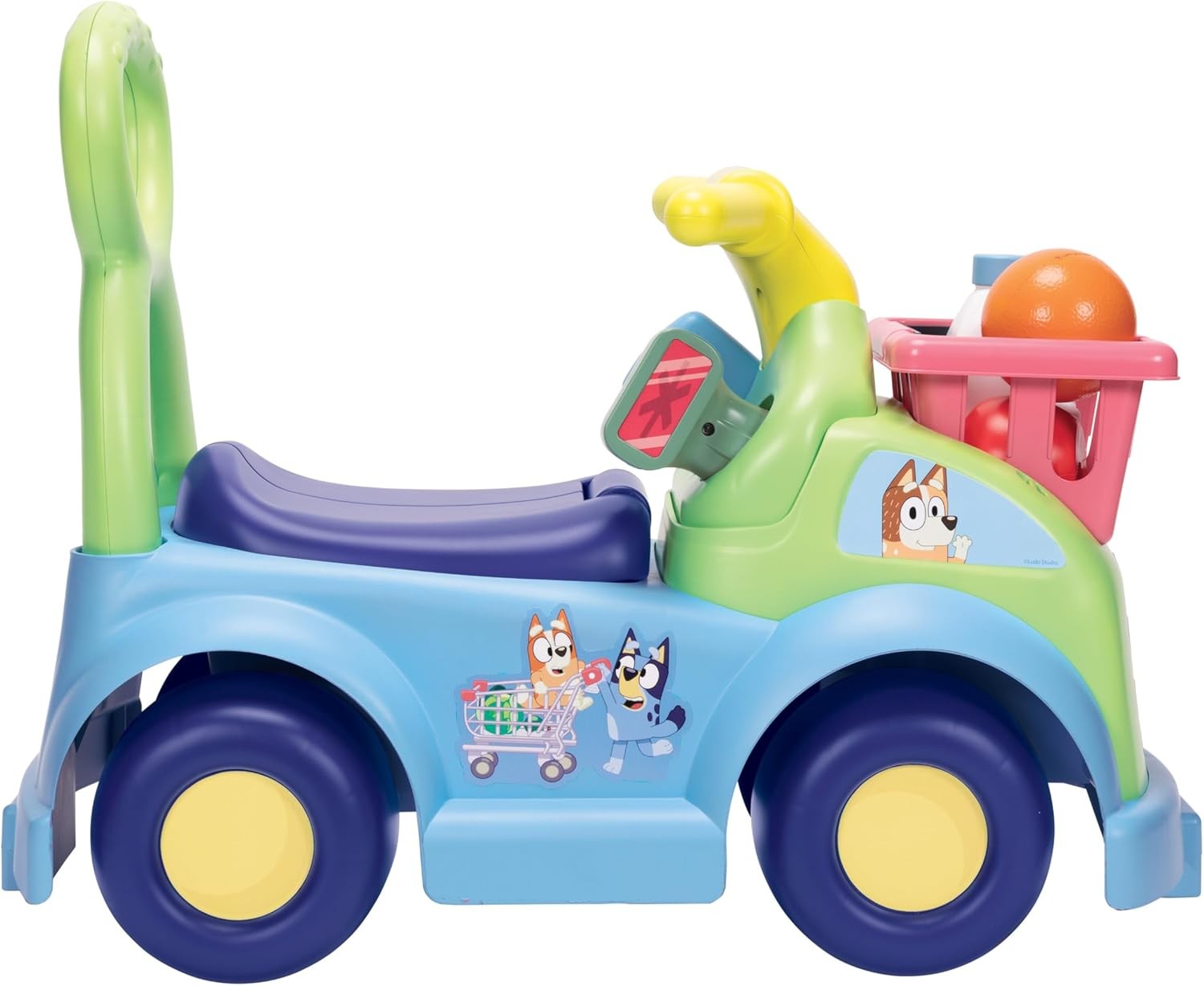 Bluey Shopping Cart Ride On Toy New Gift