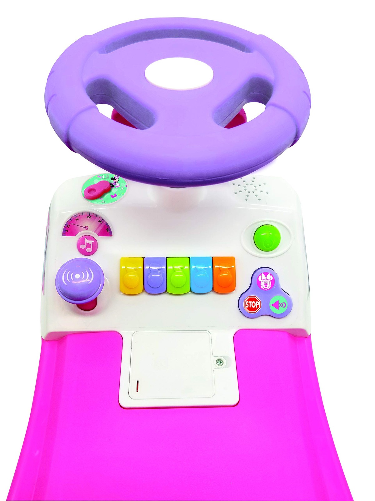 Minnie Mouse Ride On Toy With Interactive Music Lights Sounds And Steering Wheel