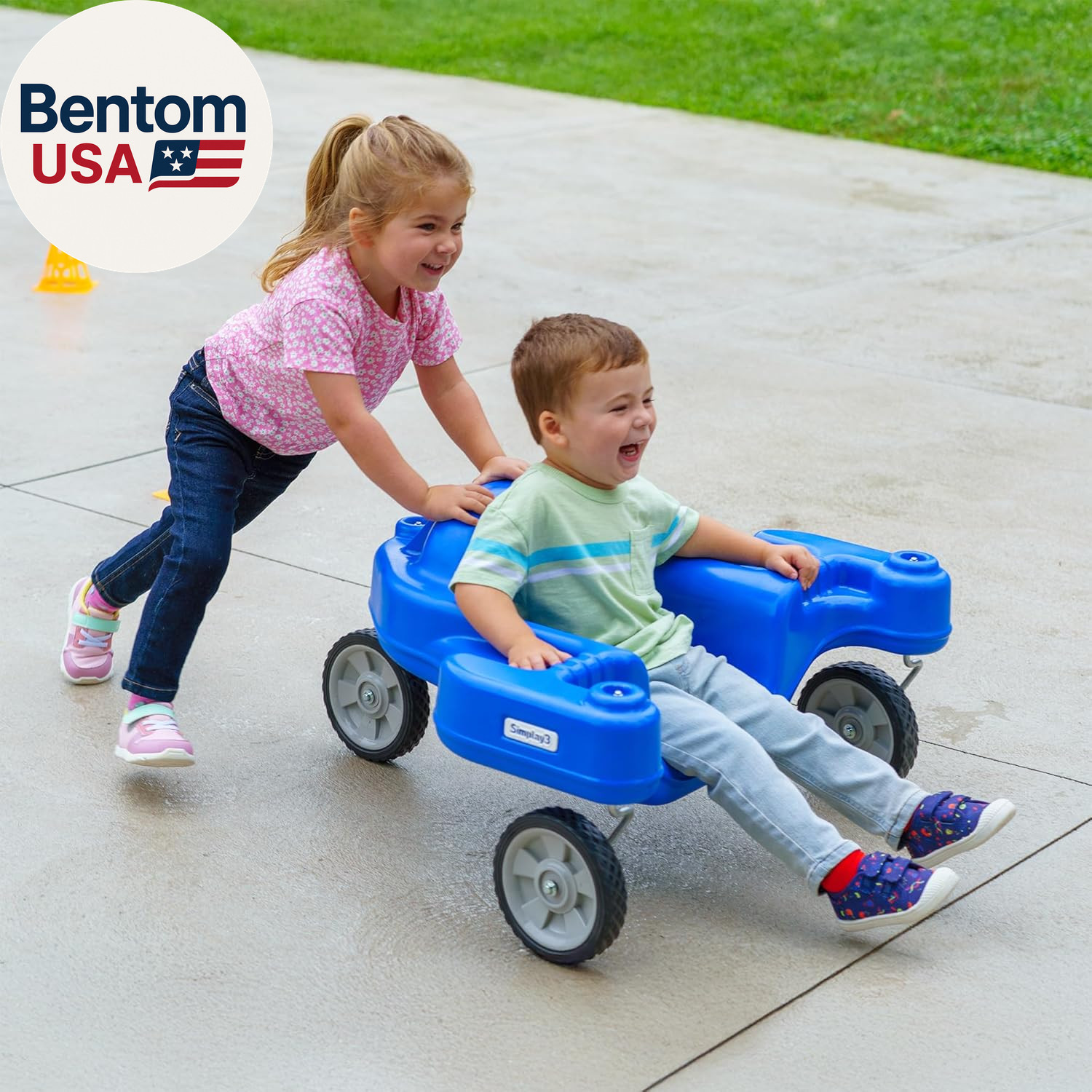 Galaxy Glider Ride-On Toy for Toddlers and Kids Ages 1-1/2 to 5 Years, 360-Degre