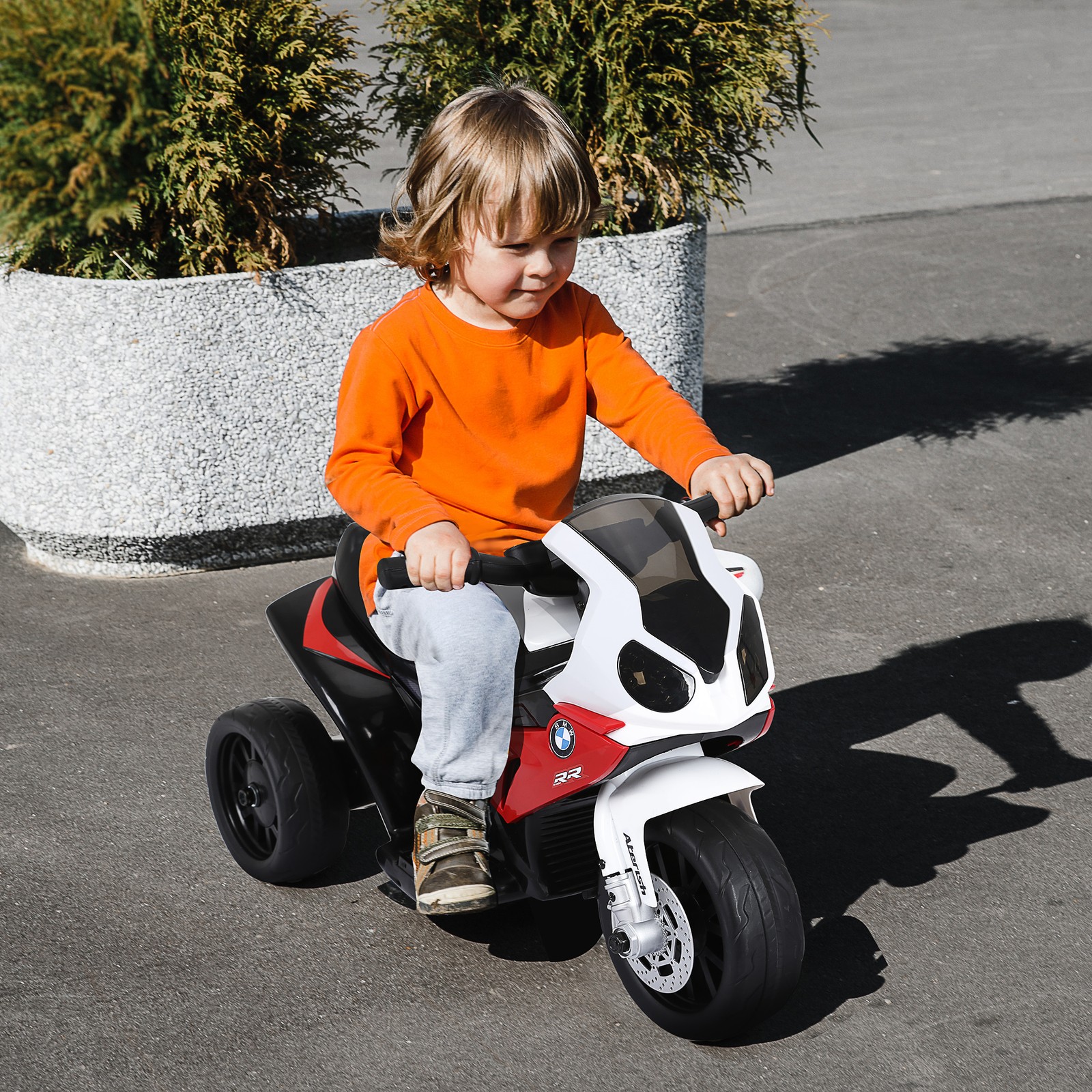 6V Kids Ride On Toddler Motorcycle with Headlight Music 3 Wheels for 1-3 Years