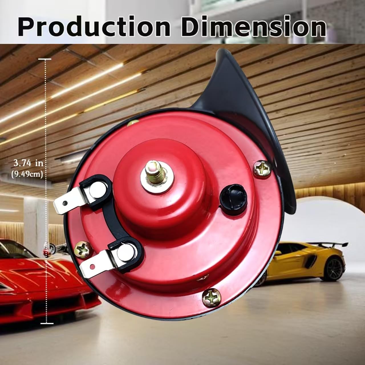 300DB Super Loud Train Horns, 12V 4A Waterproof Air Horns Replacement Kit, Car