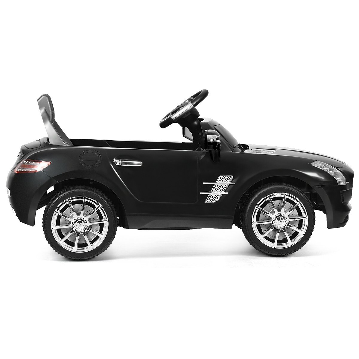New Mercedes Benz SLS Kids Remote Control Ride on Car with MP3 Black