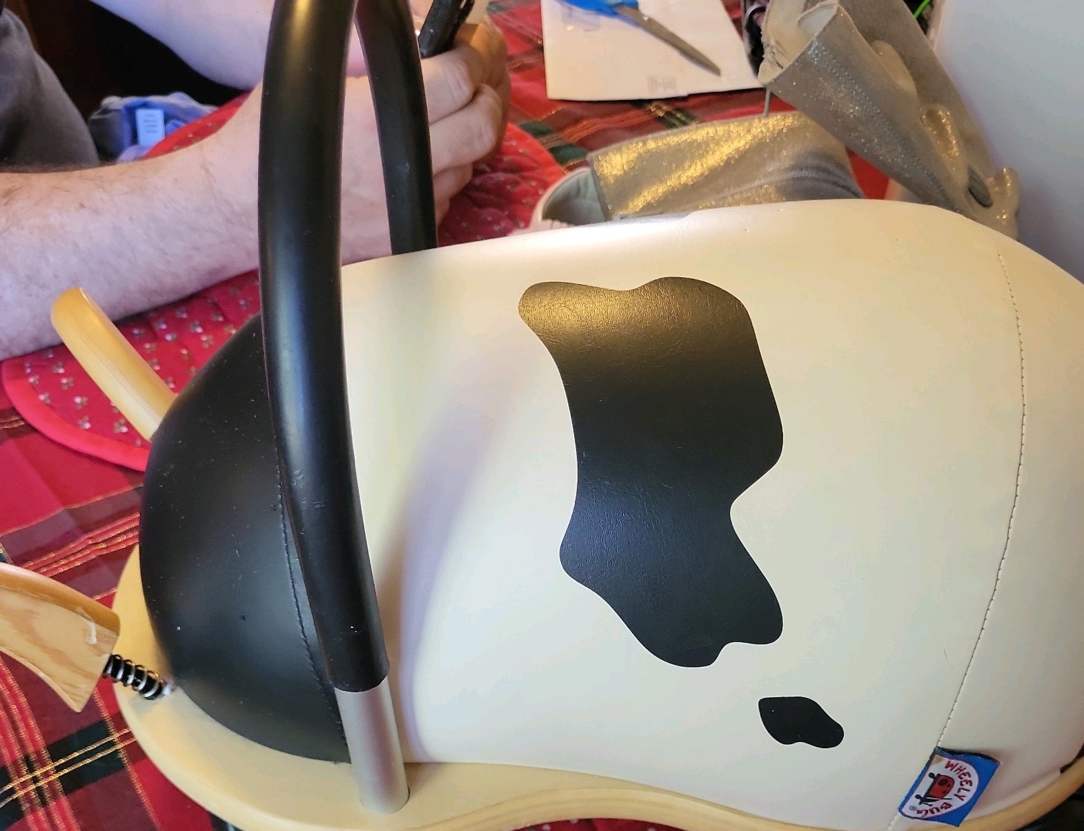 Original Wheely Bug Cow Bull Toddler Ride-On Toy