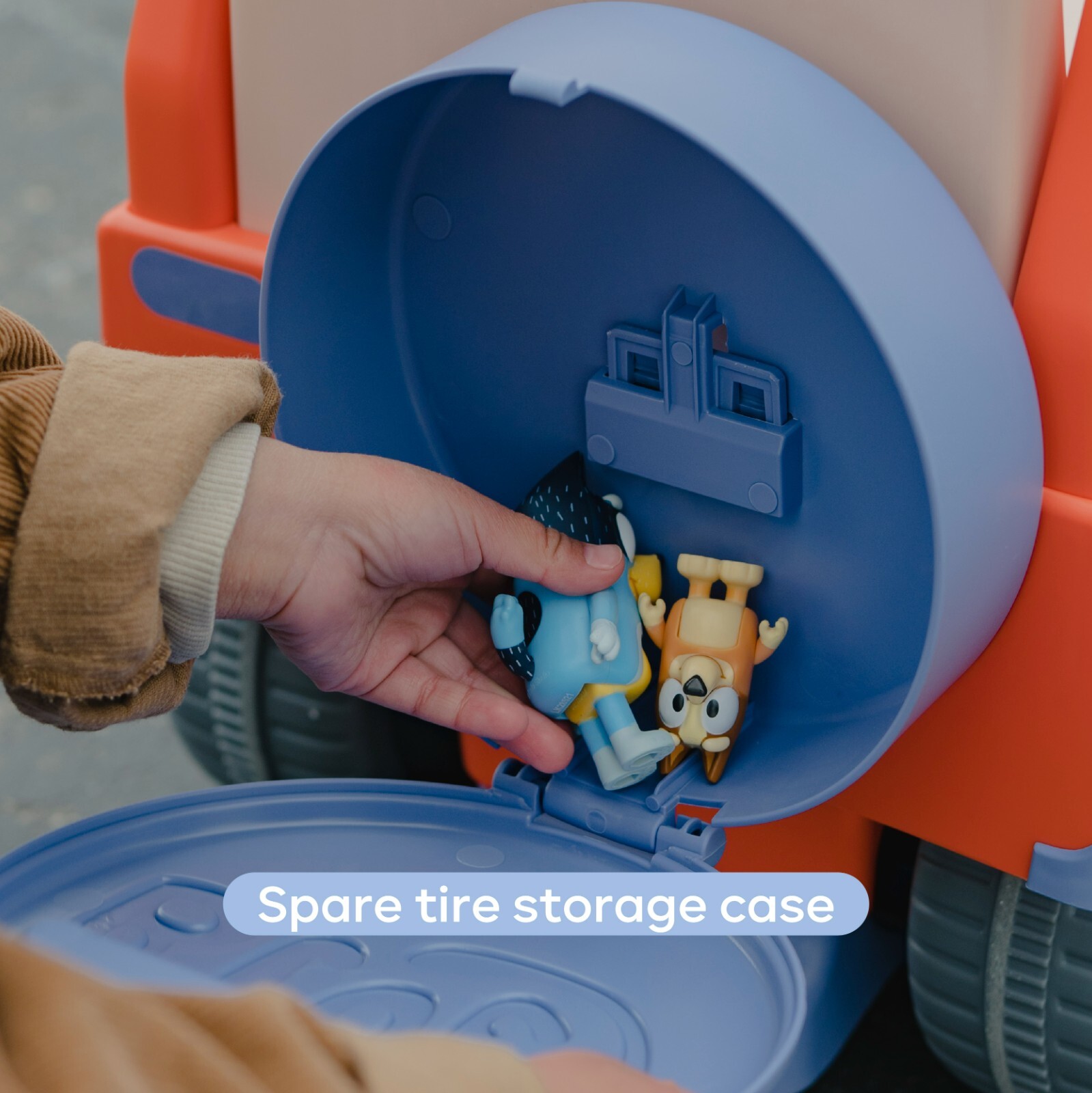 Bluey 6V Ride On Car for Kids with Sound Effects & Music
