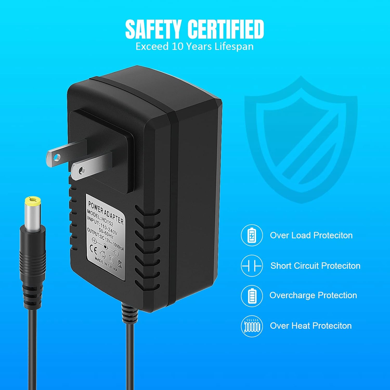 12V Charger for Kids Ride on Toys Car 12 Volt Battery Charger for Best Choice Pr