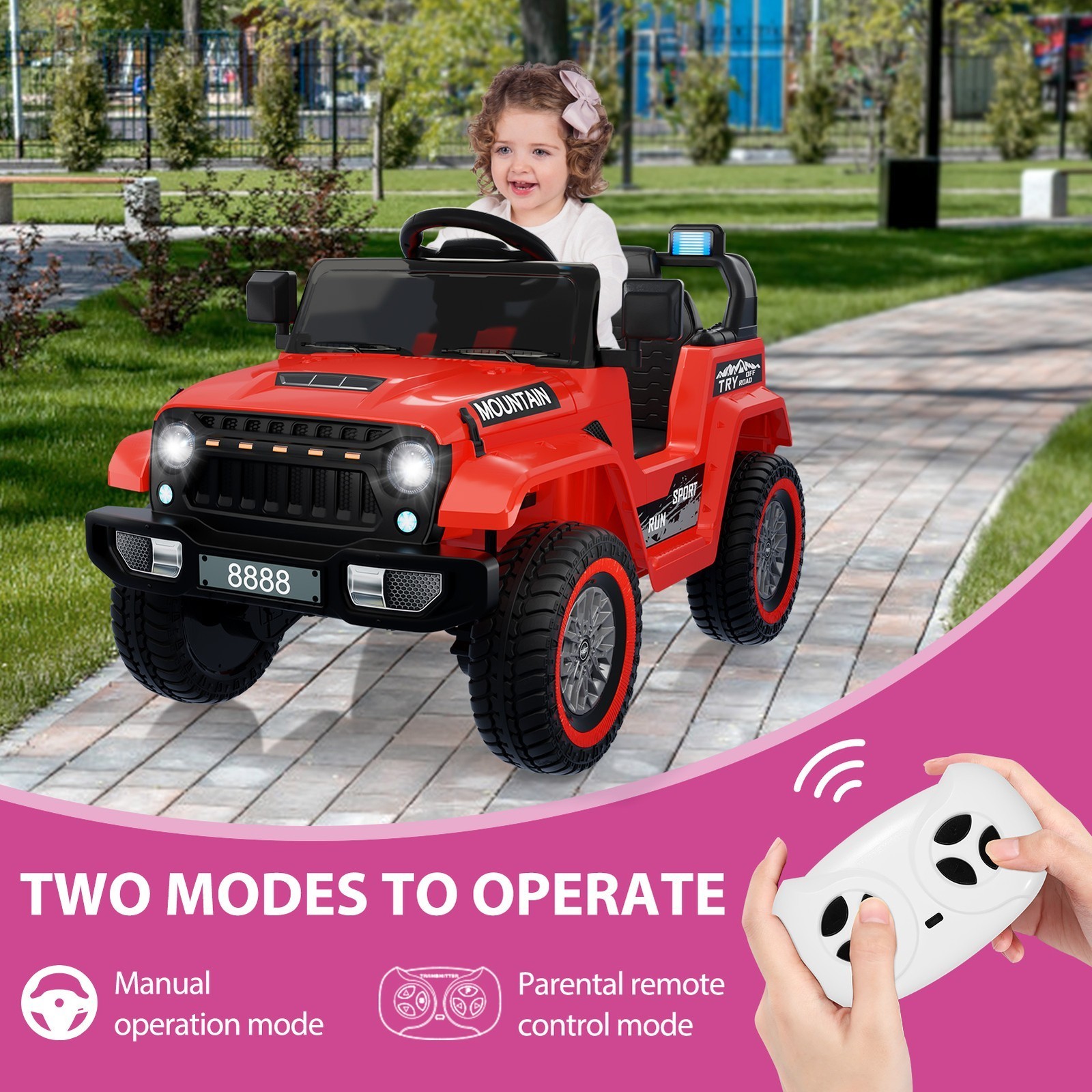 Kids Ride on Car Toy 12V Electric Power Wheels Truck w/Remote Control 3 Speeds
