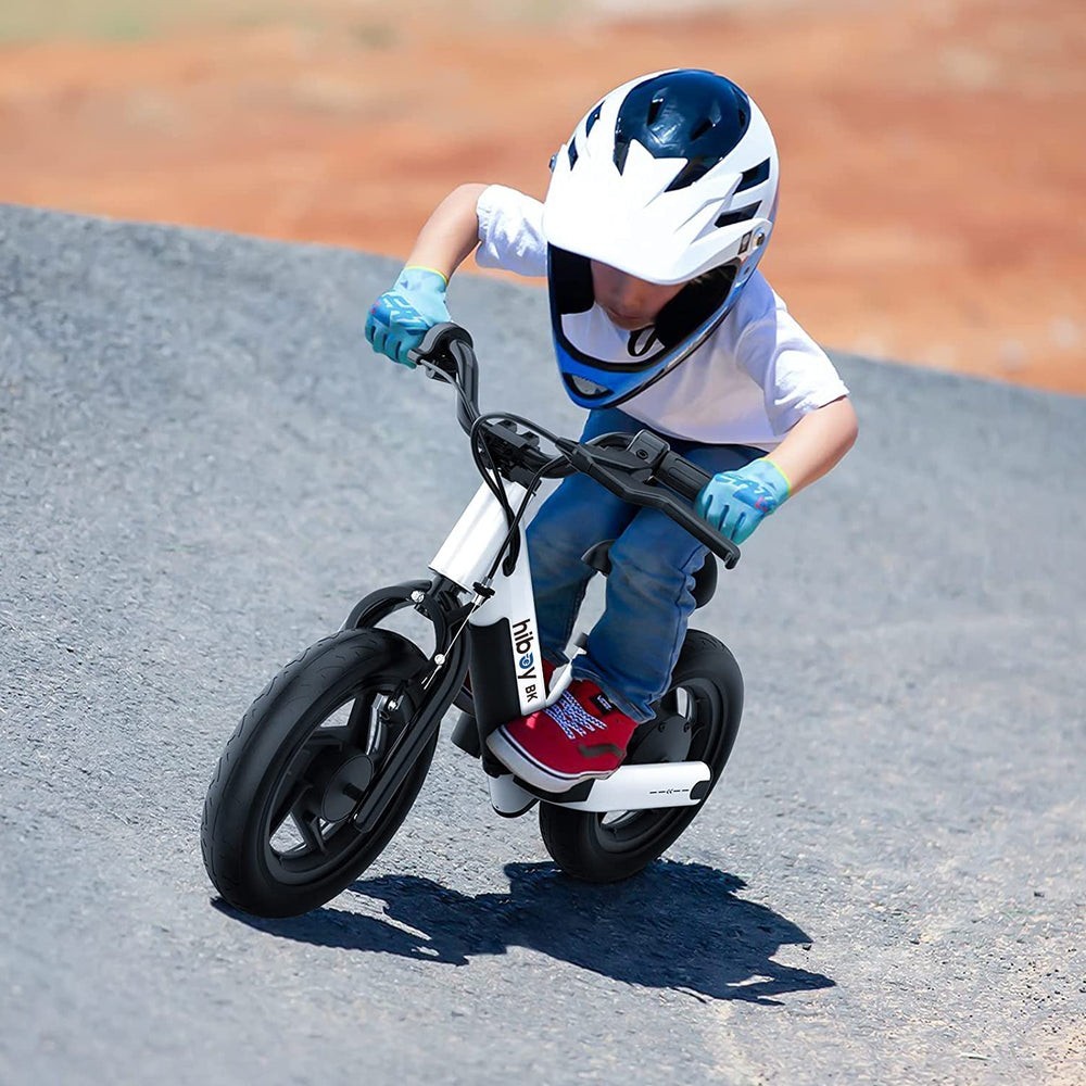 Hiboy BK1 Electric Balance Bike, 12″ Wheels, 100W Motor, Adjustable, White