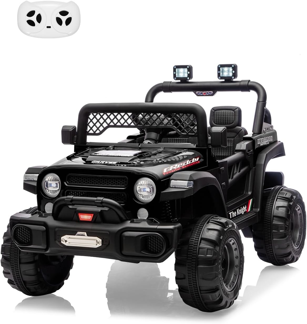 12V Kids Ride on Truck Toys for Big Kids Electric Vehicle with Parent Remote