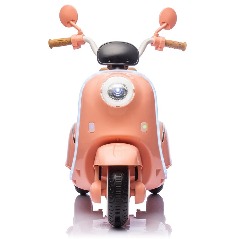 12V Kids Ride On Three-Wheel Electric Motorcycle W/Bluetooth Music For 3-6 Years