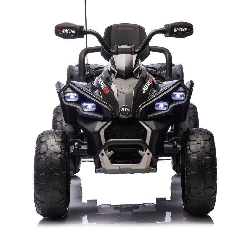 24V Kids Ride On Toy Electric ATV 4-wheel shock absorber 1.24-3.73MPH Aged 3-12