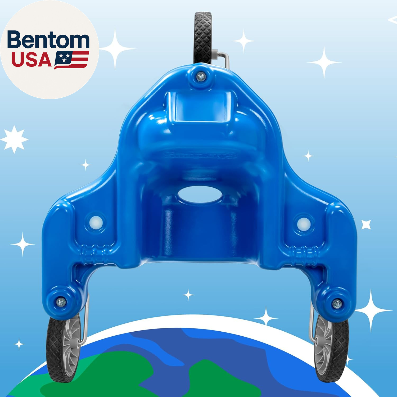 Galaxy Glider Ride-On Toy for Toddlers and Kids Ages 1-1/2 to 5 Years, 360-Degre