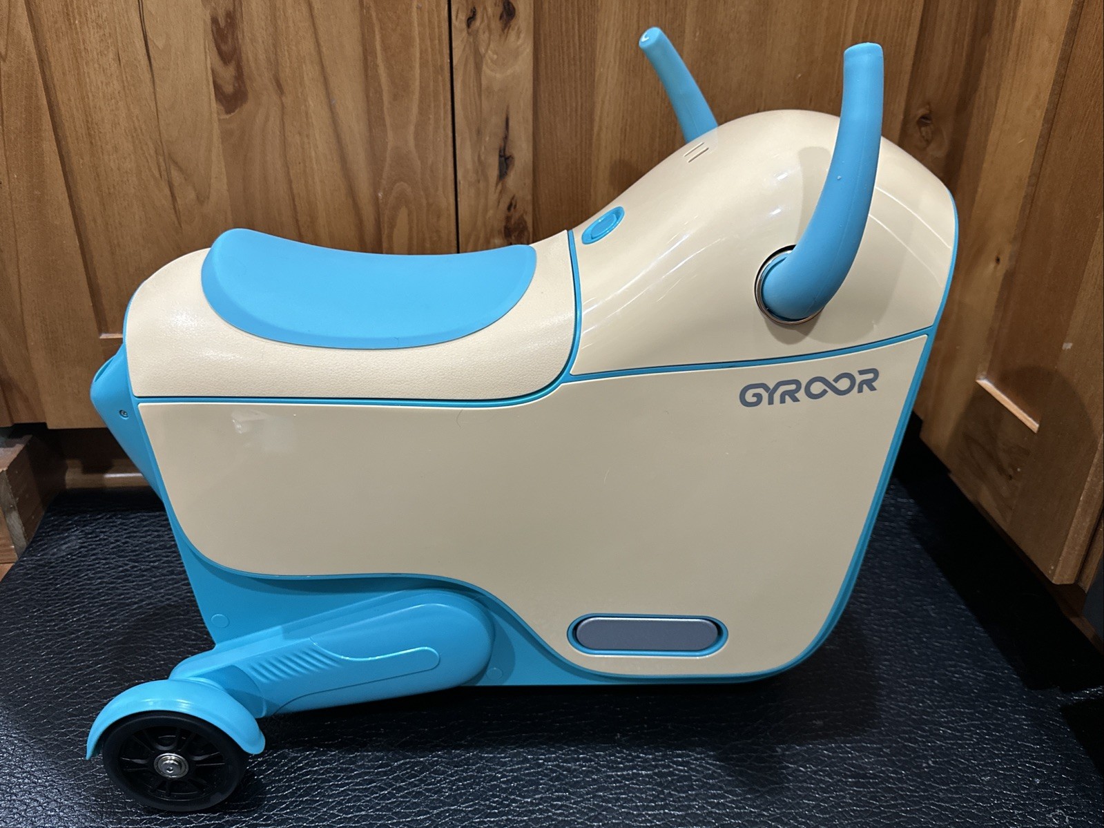 Gyroor GNU Electric Ride-On Toy Car for Kids LED Wheels 3 Speeds 14L Storage