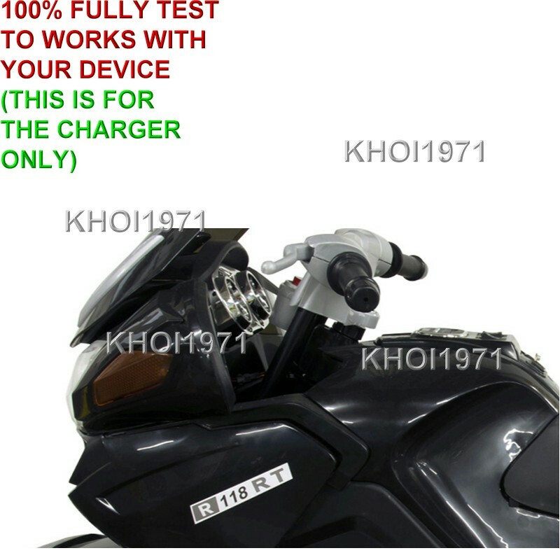 WALL CHARGER AC adapter 4F Blazin Wheels Motorcycle bike 12V BAT ride on R118 RT