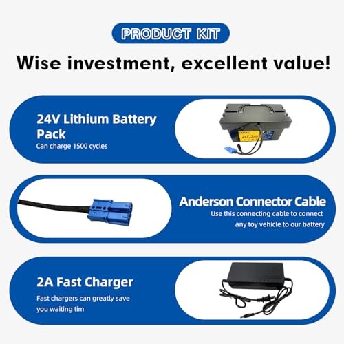 24V12Ah Li-ion Battery for Best Car Ride On Toys,24V Replacement Battery with