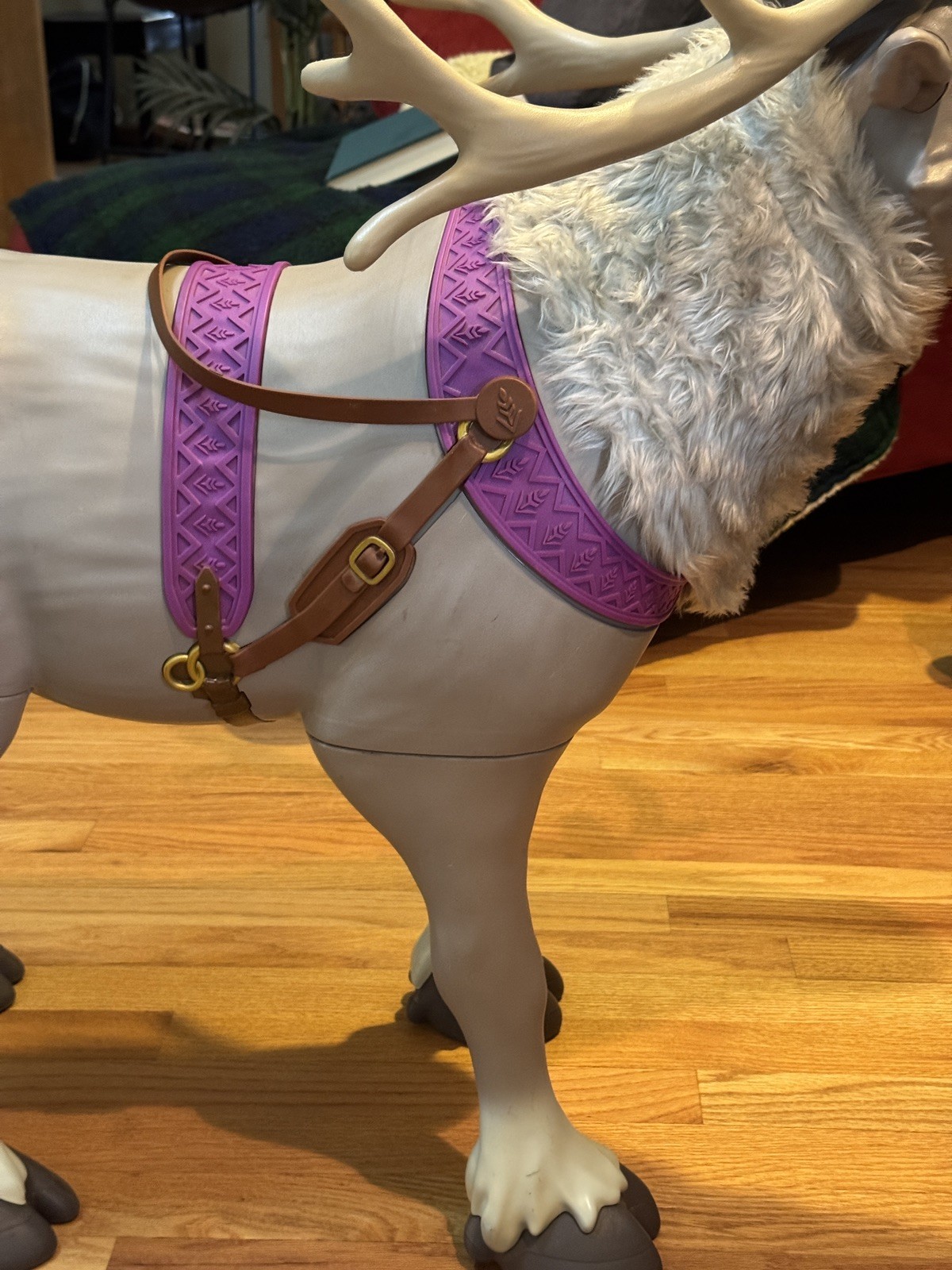 Disney Frozen 2 Playdate Sven Ride-On Reindeer Child Size Toy with Sounds Video