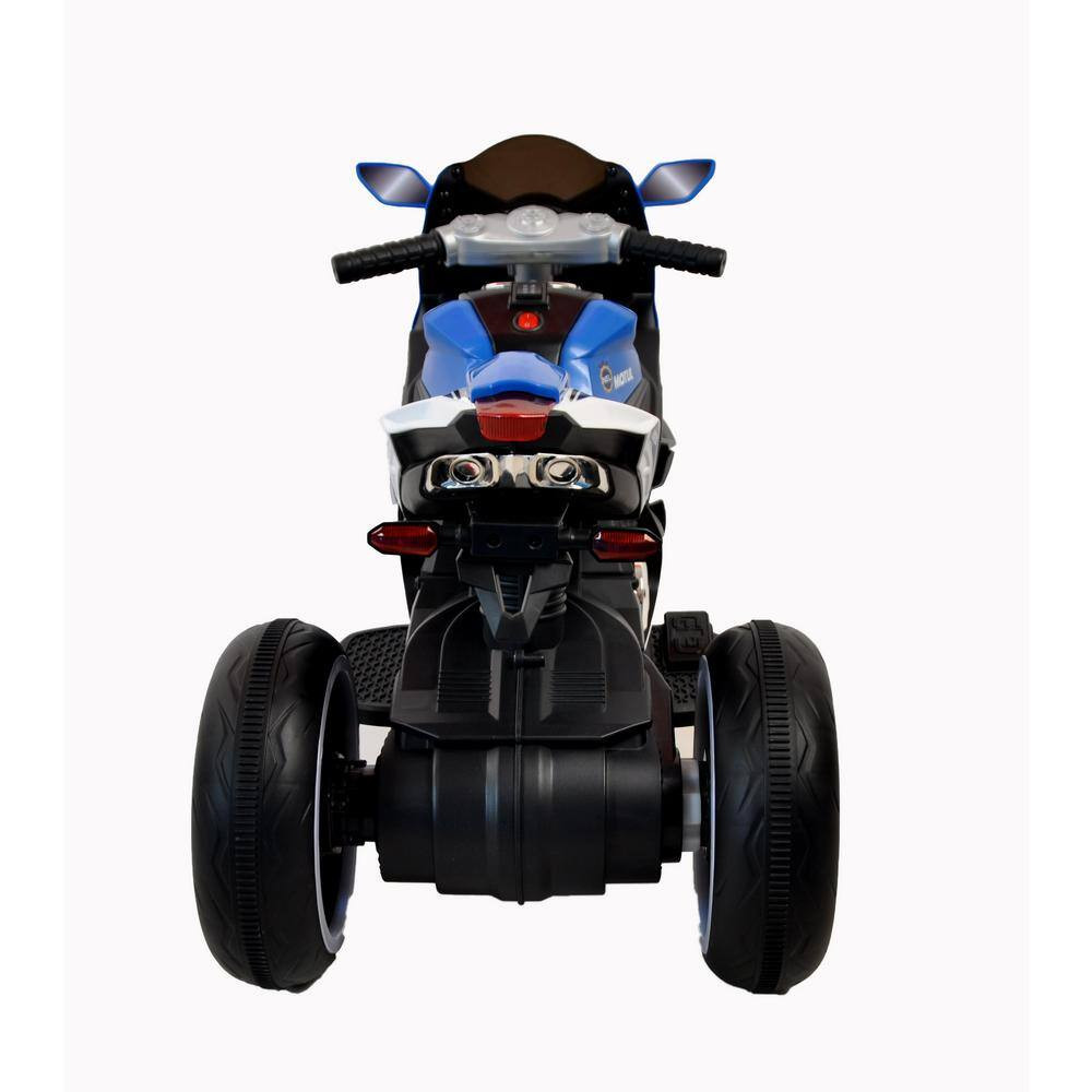 Plastic 6V Electric Motorcycle for Kids 3-4 -Years Boys & Girls with Headlight,