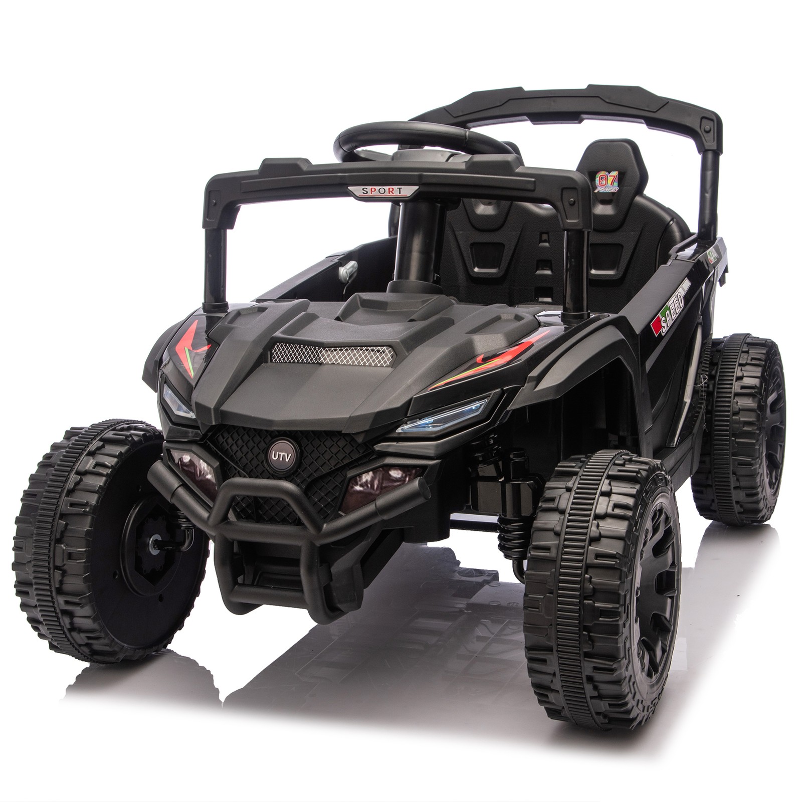 24V Kids Ride on UTV Electric Off-Road Car Speed 1.86-3.11mph w/Remote Control