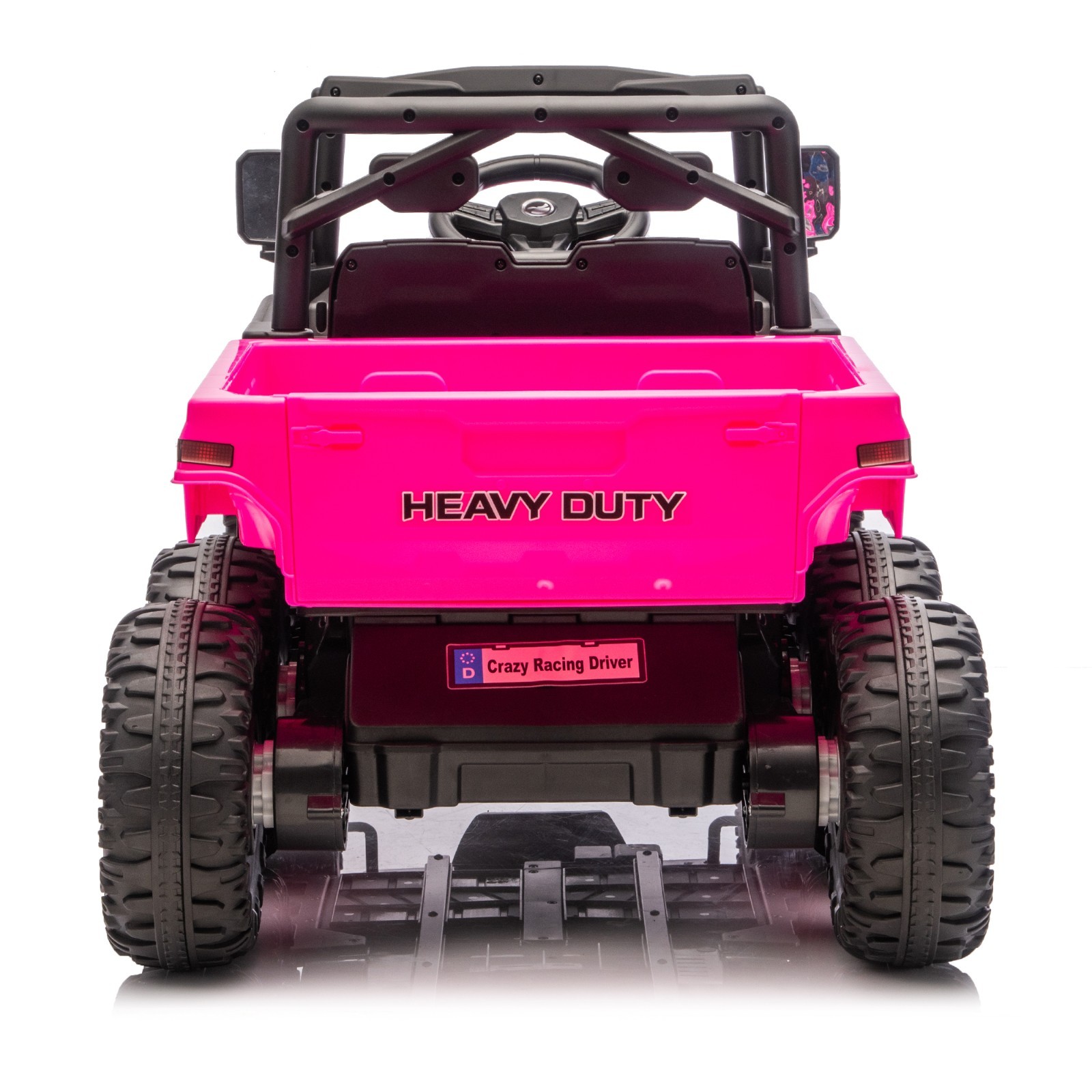 24V Kids ELectric Car Dump Truck Ride on Toys w/Remote,LED,400W Motor, Pink