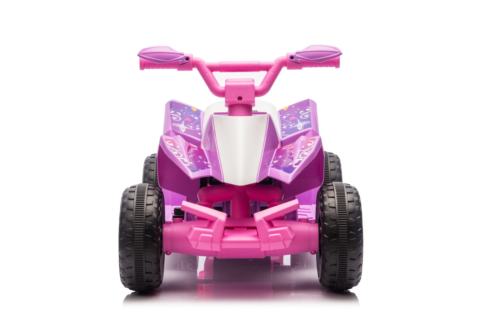 6V 4.5A Kids Ride On ATV Electric Quad Toy Car w Trailer Music LED Boy Girl Gift