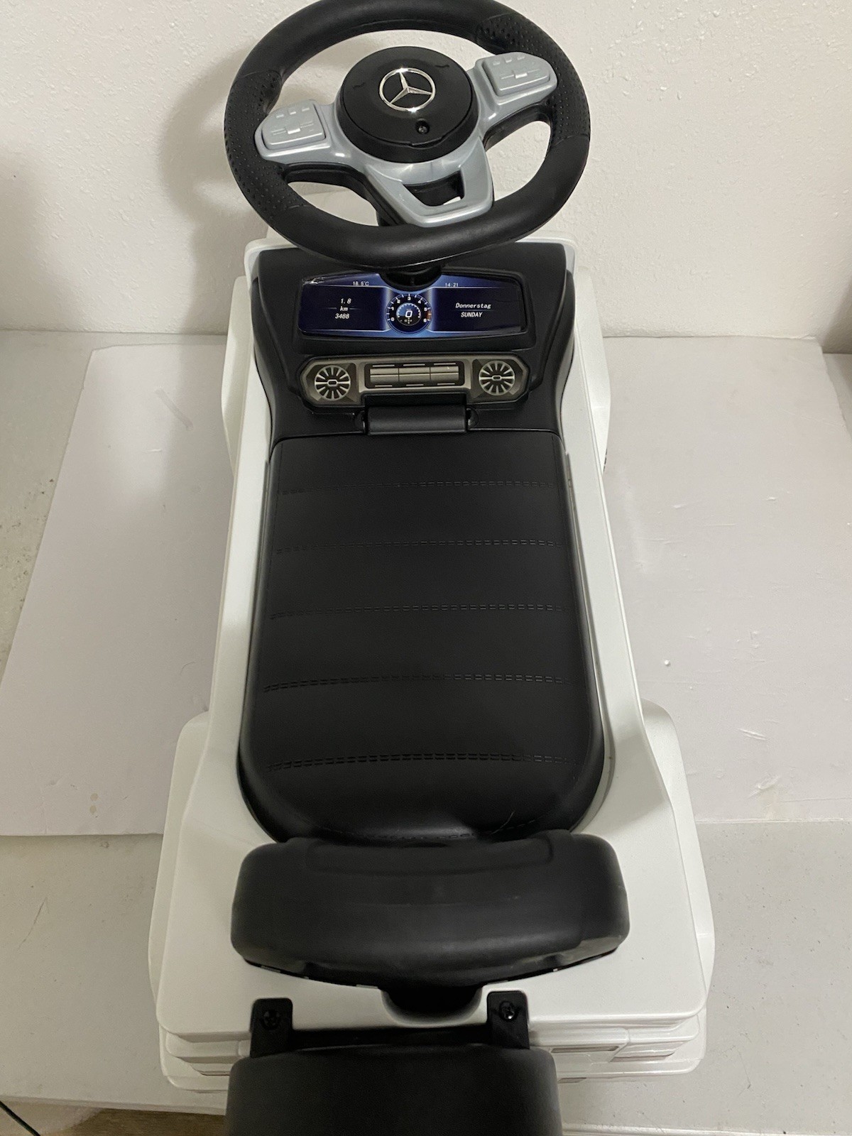 Mercedes-Benz G-class Toddler Toy Car Push and Go Sound 27 x 17 Inches