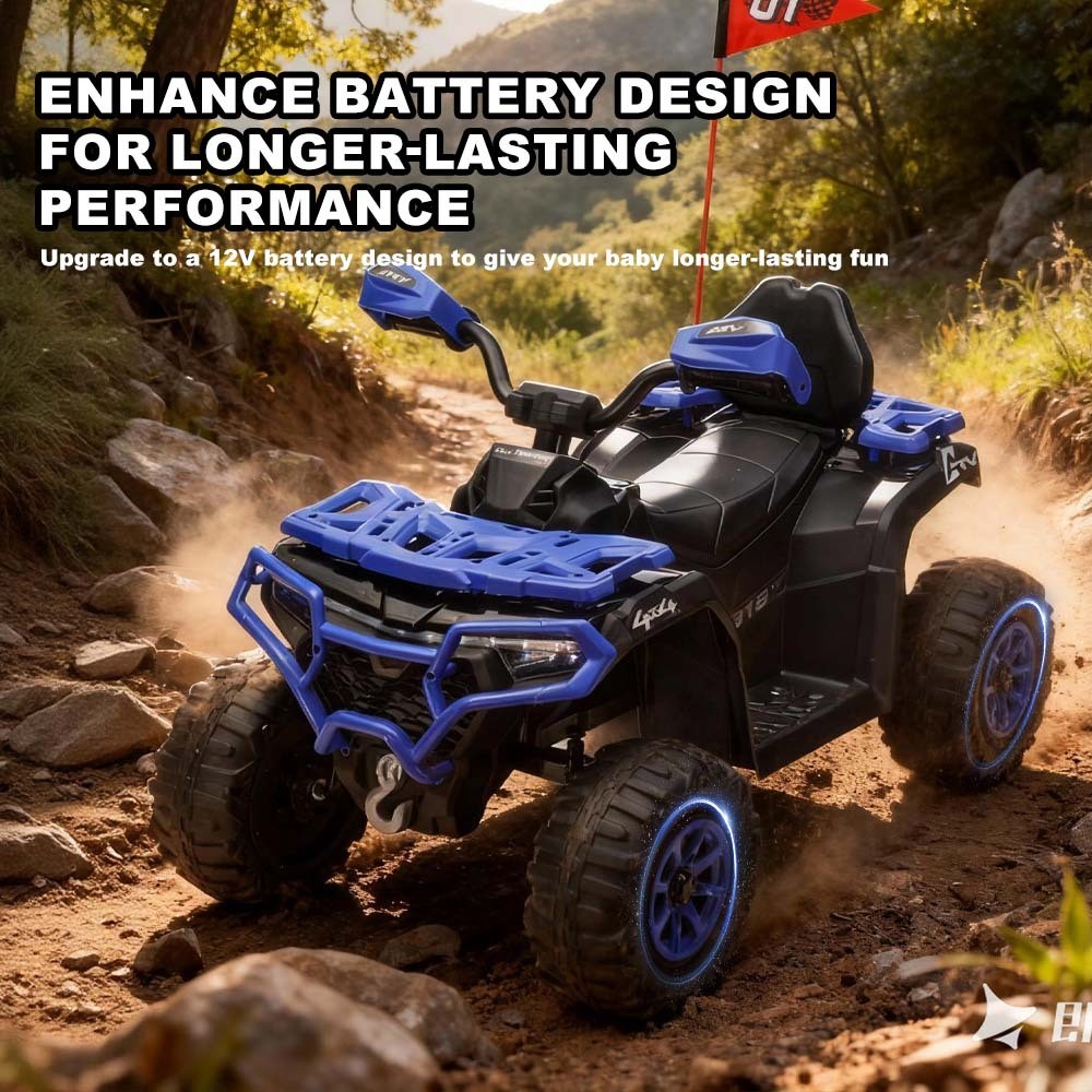 24V ATV Toy Cars for Kids Ages 3-8 Ride On Electric Vehicle
