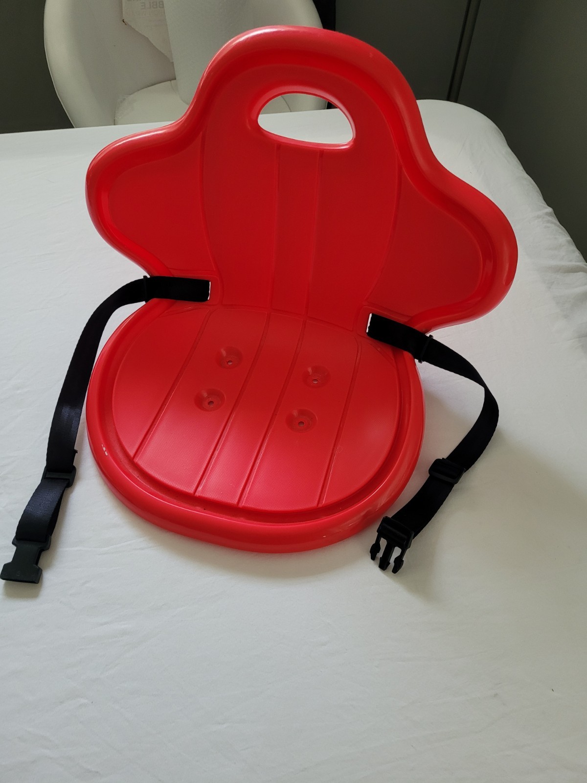 Red Seat W/seatbelt for Rollplay Turnado Electric Cart , 24V Kart