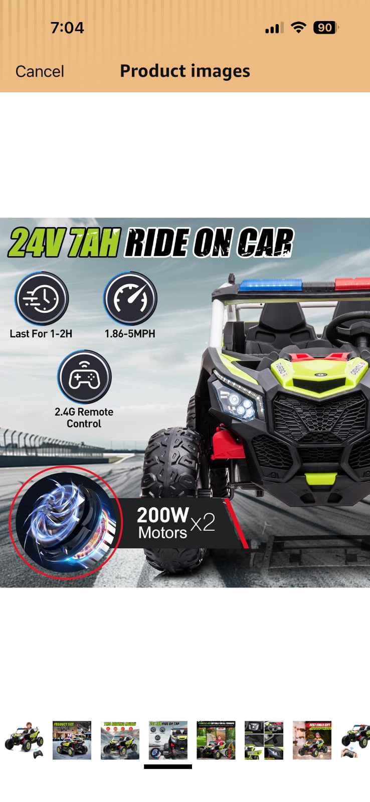 Ride on Toy car