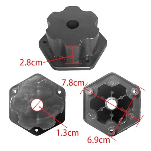 2PCS 12 Volt RS550 40000 RPM High-Speed Motor Gearbox for Power black coupler