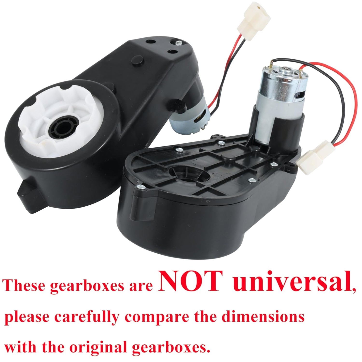 RS550 12V Motor Gearbox for Children’s Vehicles