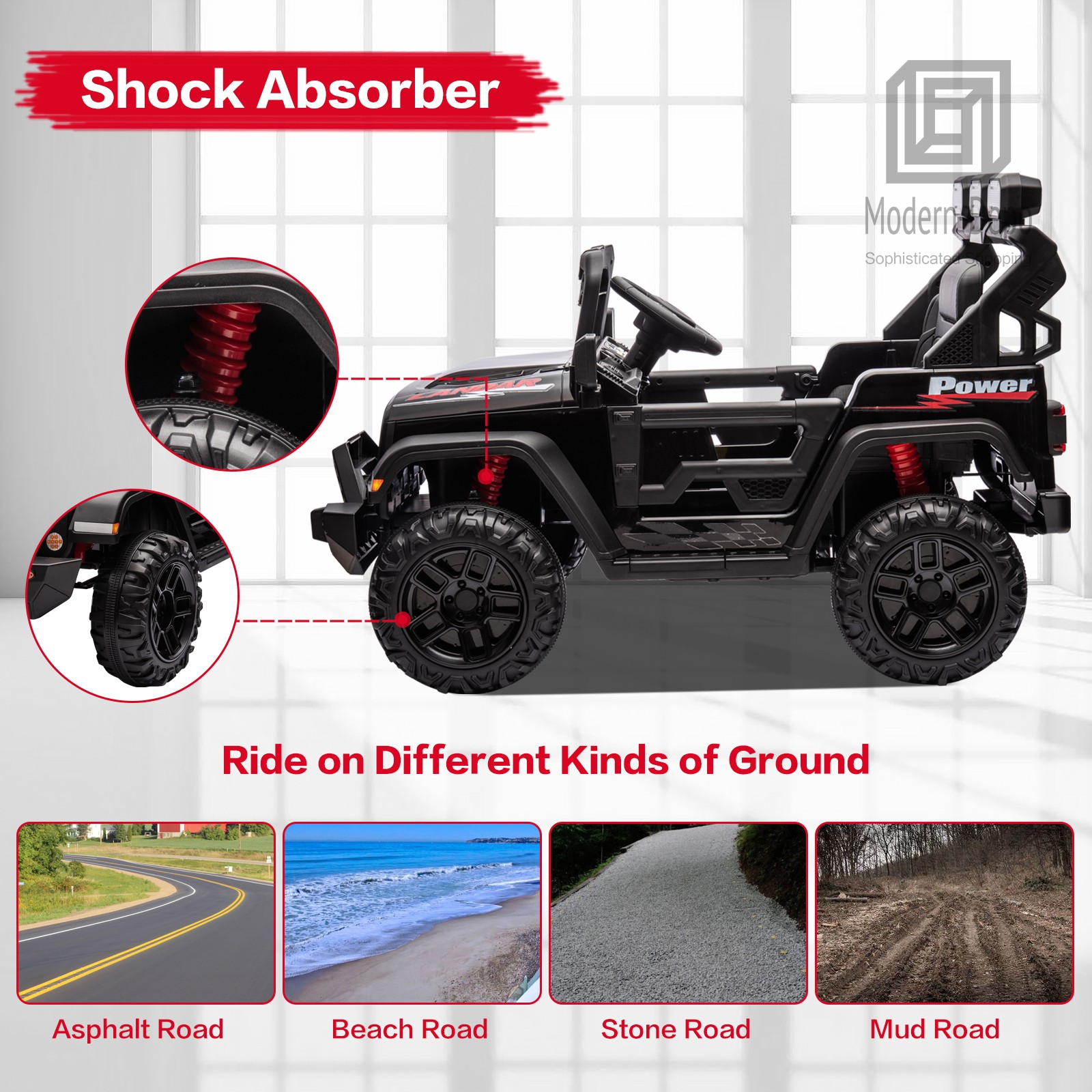 12V Electric Kids Ride On Truck W/ Remote Control DIY Sticker 2 Motor MP3 Player
