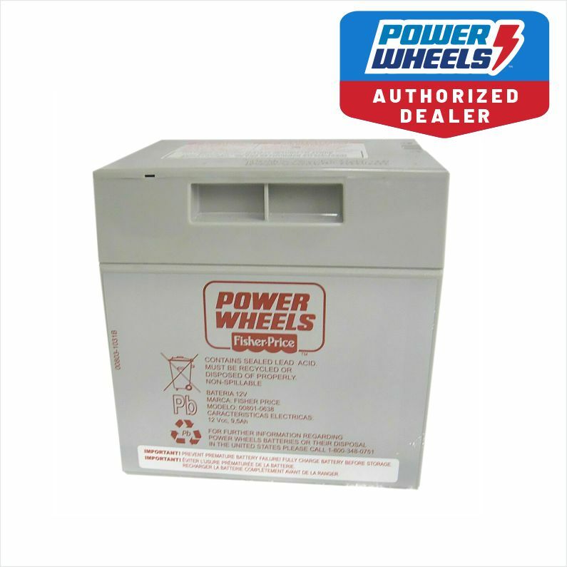 Power Wheels T4871 Fisher Price Barbie Jammin Jeep 12 Volt Gray Battery Genuine