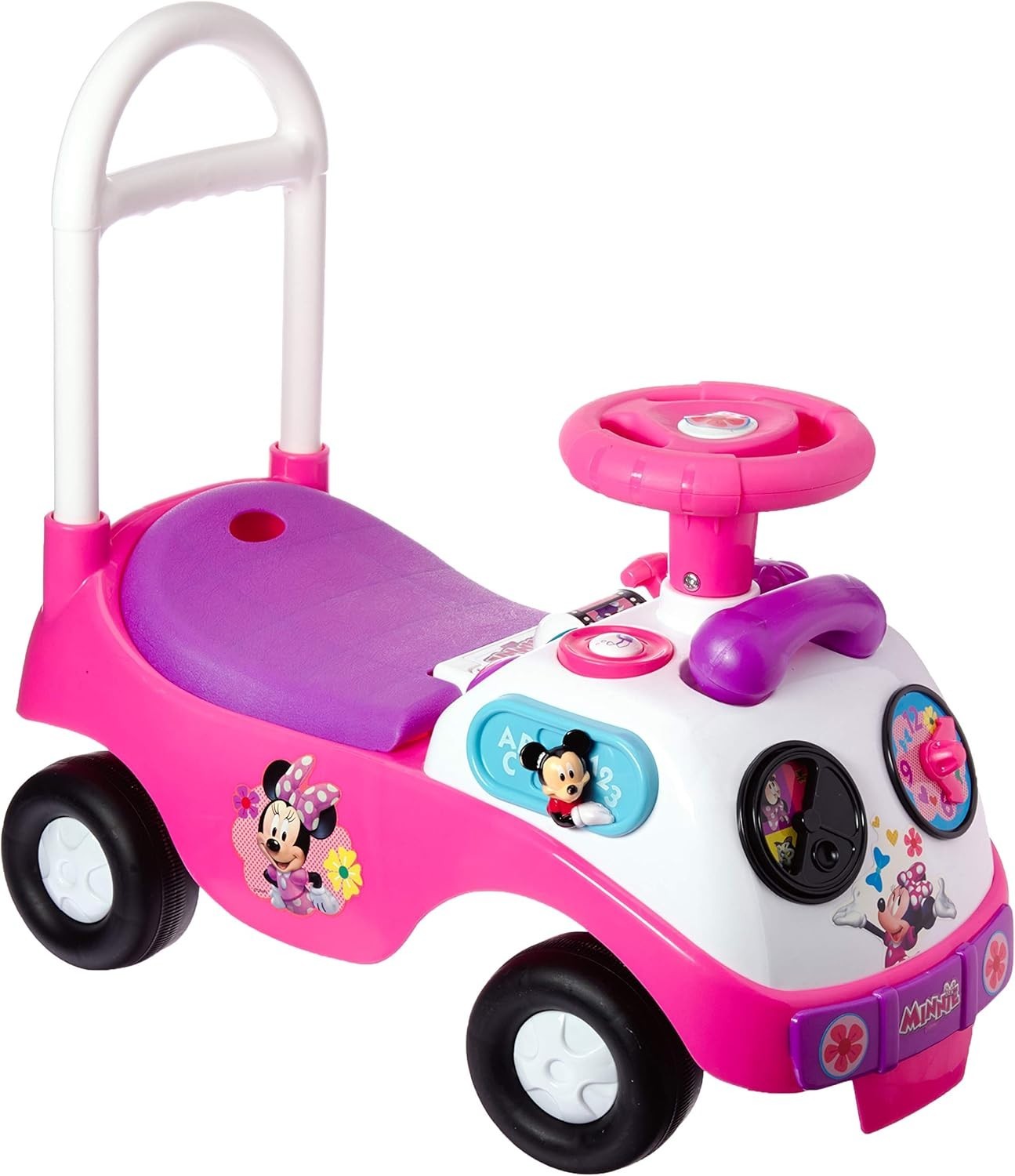 My First Minnie Mouse Push Car – Safe Ride-On with Lights & Sounds for Toddlers