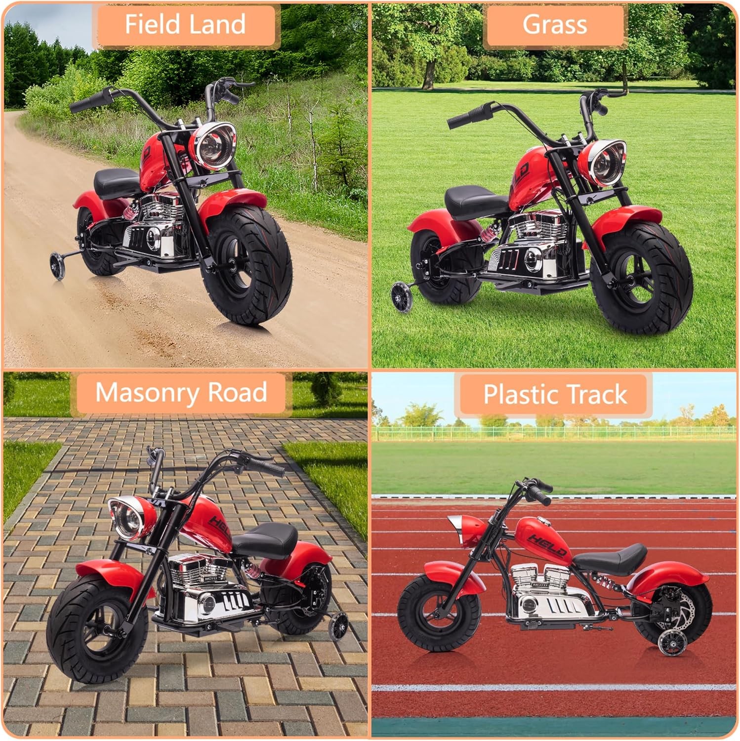 36V Electric Dirt Bike for Teens 16.5MPH&176LB Load Spring Suspension Multicolor