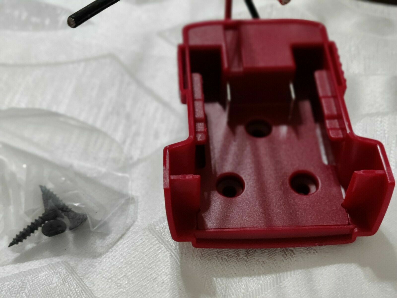 Milwaukee M18 Battery Adapter Holder dock w/ Wire Leads for Power Wheels upgrade