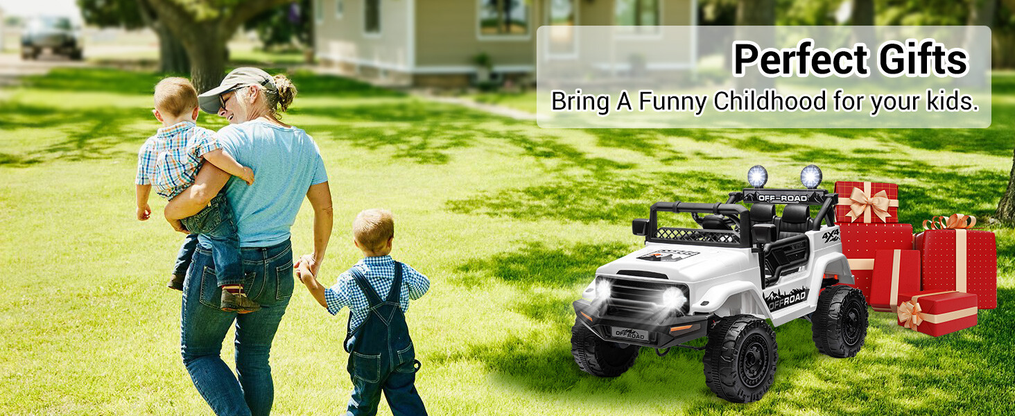 Jeep License Kids Ride On Car 12V Electric Vehicle Toy Truck w/Remote Control