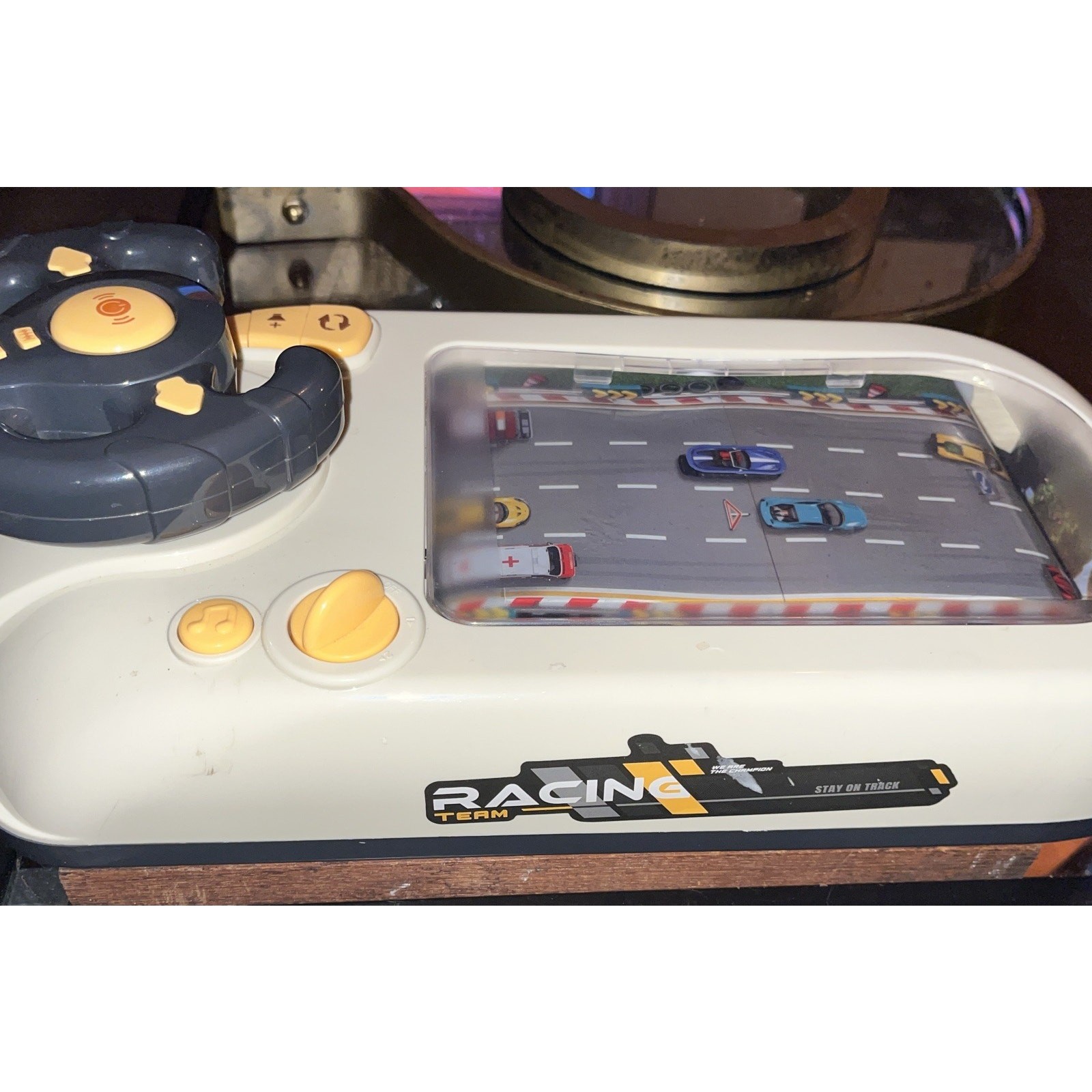 Car Racing Adventure Driving Toy with Steering Wheel Very Unique