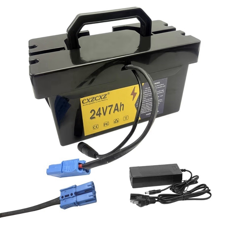 24V 12Ah Lithium Battery for Ride-On Cars, Fits Dynacraft UTVs + 2A Fast Charger