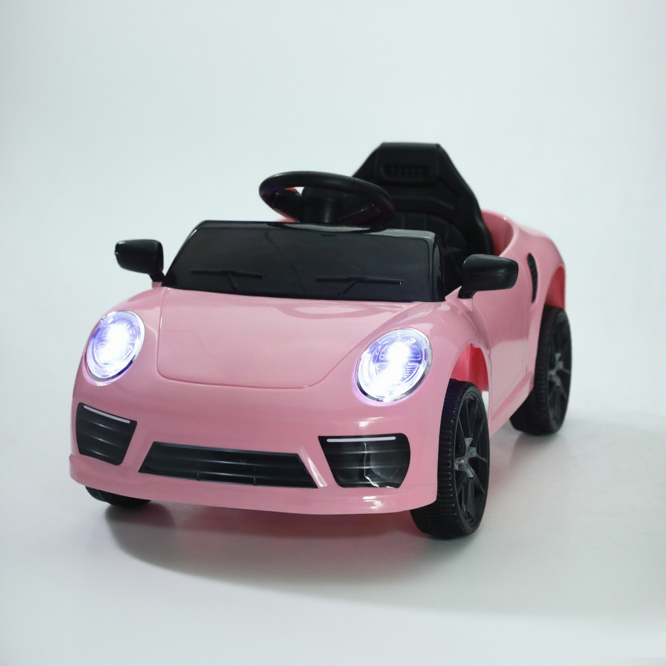 Ride on car Kids Electric Car Riding Toys for Kids W/Remote Control Swing Pink