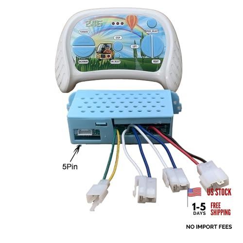 KS 5P 12V 2.4G Remote Control and Receiver, for Kids Ride On Toys, 12V Control