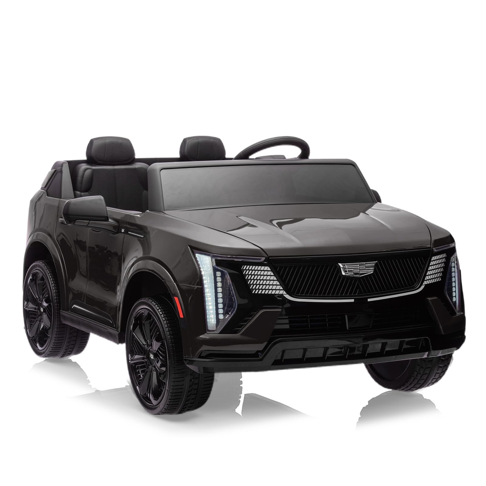 24V Ride On Car Licensed Cadillac Battery Powered Music LED Lights For Boys Girl