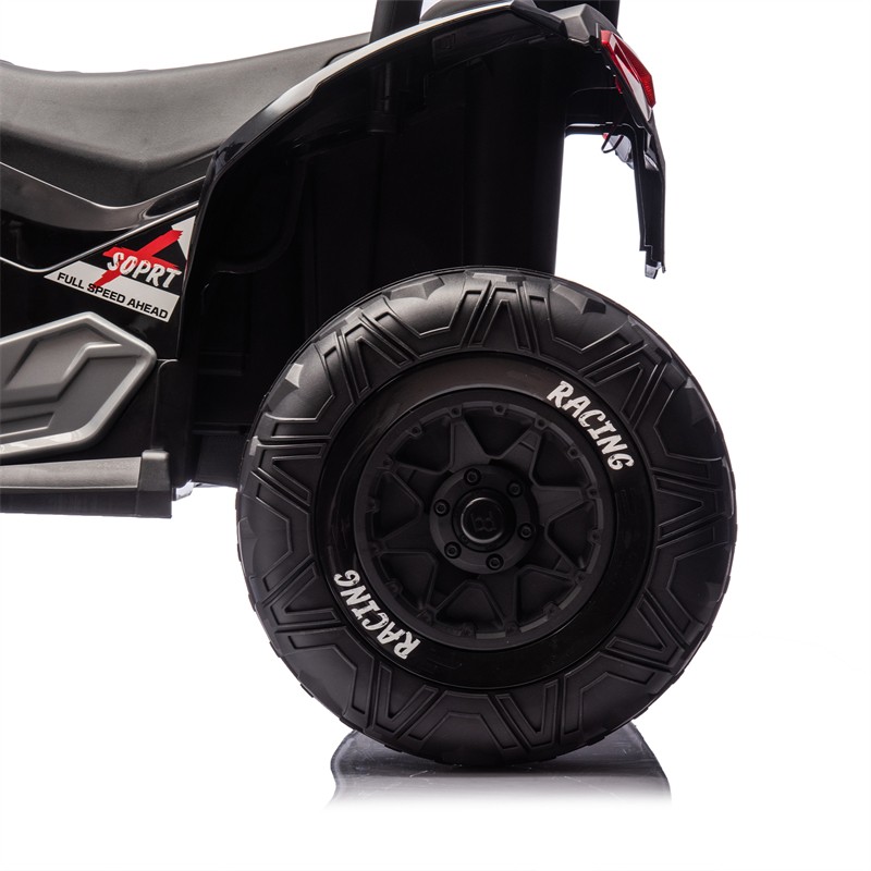 24V Kids Ride On Toy Electric ATV 4-wheel shock absorber 1.24-3.73MPH Aged 3-12