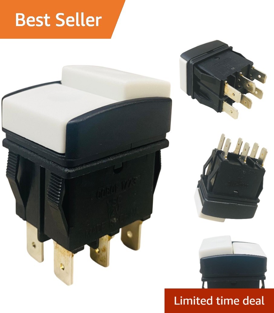 Easy Install Forward/Reverse Push Button Switch – Plastic, 1A, 27.22g Weight