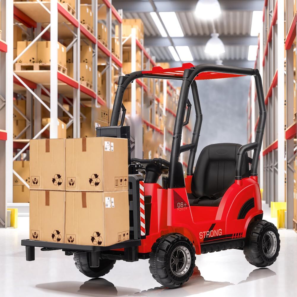 Kids Ride On Forklift Car 12V Electric Forklift Ride On Toys with Remote Control