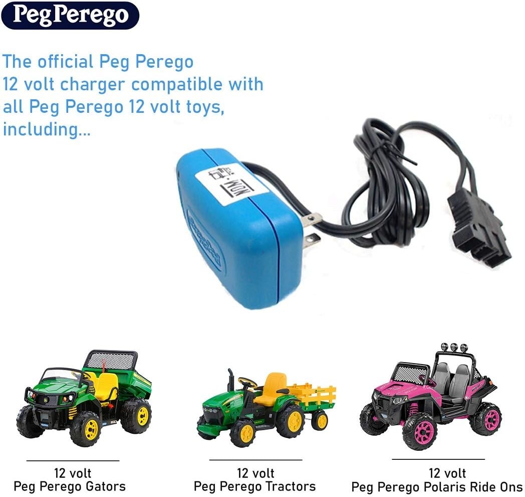 Official 12 Volt Battery Charger with 1A Current for Safe Vehicle Charging