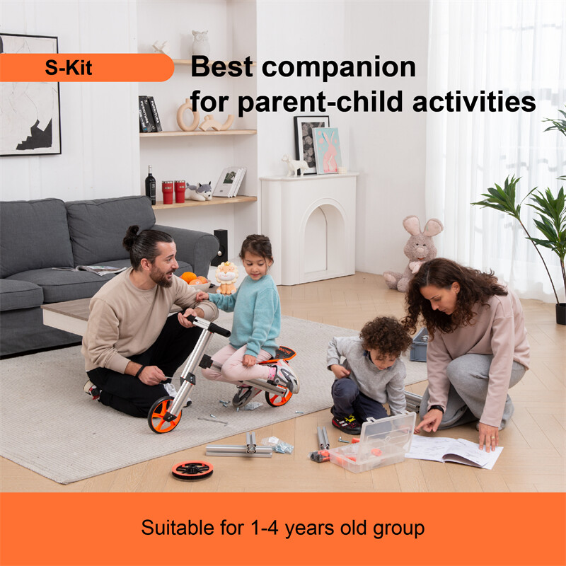 20 in 1 Constructible Kid Balance Bike Kit Sit/Stand Scooter Toys for Age 1-4